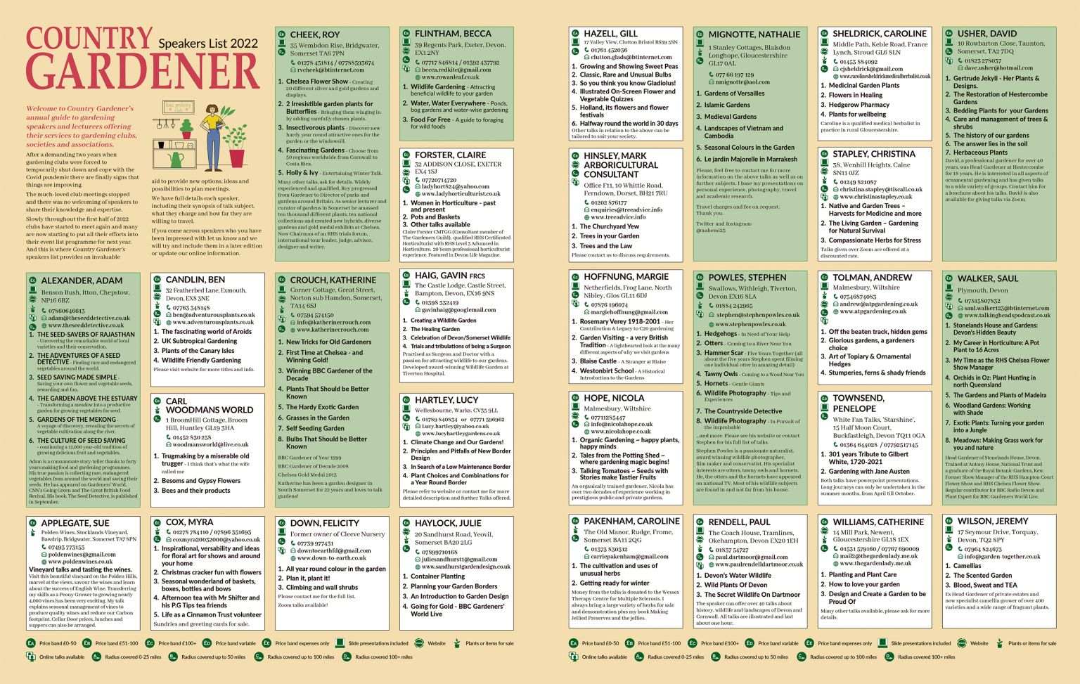 Speakers in huge demand as gardening clubs get back to normal Country